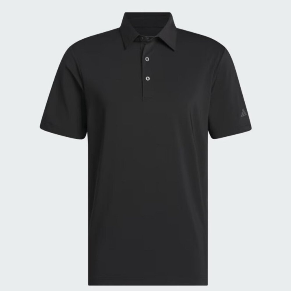 EUC Men's ADIDAS Golf Ultimate 365 Solid‎ Black Polo Shirt | Size Large